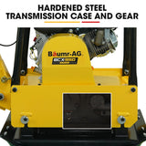 Darrahopens Tools > Power Tools > Outdoor Power Equipment BAUMR-AG 185kg Reversible Vibratory Plate Compactor, Commercial 9HP 270cc, 500x700mm, Wheel Kit, for Sand Soil Gravel Asphalt (BCX-950)