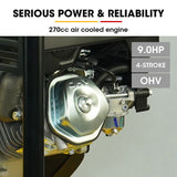 Darrahopens Tools > Power Tools > Outdoor Power Equipment BAUMR-AG 185kg Reversible Vibratory Plate Compactor, Commercial 9HP 270cc, 500x700mm, Wheel Kit, for Sand Soil Gravel Asphalt (BCX-950)