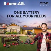 Darrahopens Tools > Power Tools > Outdoor Power Equipment BAUMR-AG 20V 4Ah SYNC Lithium-Ion Battery, Replacement or Spare Battery, Rechargeable