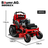 Darrahopens Tools > Power Tools > Outdoor Power Equipment BAUMR-AG 32" Stand-On Zero-Turn Mower, Electric Start, 23hp, 764cc, Hydrostatic Drive, 10 Cut Heights