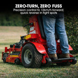 Darrahopens Tools > Power Tools > Outdoor Power Equipment BAUMR-AG 32" Stand-On Zero-Turn Mower, Electric Start, 23hp, 764cc, Hydrostatic Drive, 10 Cut Heights