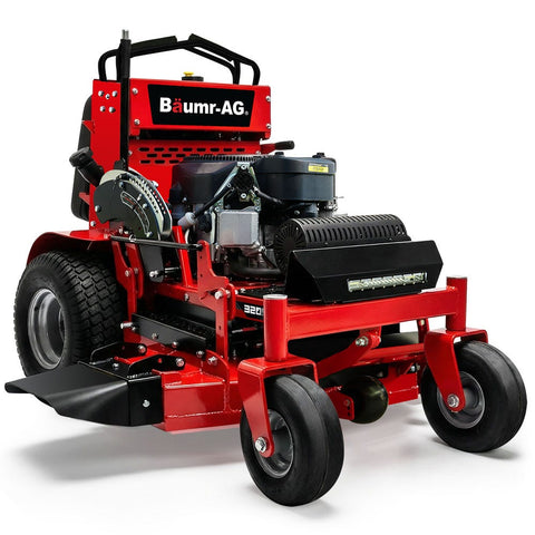 Darrahopens Tools > Power Tools > Outdoor Power Equipment BAUMR-AG 32" Stand-On Zero-Turn Mower, Electric Start, 23hp, 764cc, Hydrostatic Drive, 10 Cut Heights