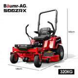 Darrahopens Tools > Power Tools > Outdoor Power Equipment BAUMR-AG 50" Zero-Turn Ride On Mower, Electric Start, 23hp, 764cc, Hydrostatic Drive, 7 Cut Heights