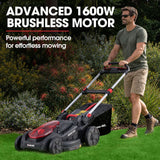 Darrahopens Tools > Power Tools > Outdoor Power Equipment BAUMR-AG 620CXS 40V SYNC 21" Self-Propelled Cordless Lawn Mower Kit, VertiStore, Fast Charger, 2 x 4Ah Batteries, 8 Heights, Brushless, 510mm Cut Width