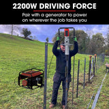 Darrahopens Tools > Power Tools > Outdoor Power Equipment BAUMR-AG HP360e 2200W Electric Post Driver, with 2 Piling Socket Sleeves