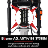 Darrahopens Tools > Power Tools > Outdoor Power Equipment BAUMR-AG HP480 55cc 4-Stroke Petrol Post Driver, with 2 Piling Socket Sleeves