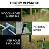 Darrahopens Tools > Power Tools > Outdoor Power Equipment BAUMR-AG HP480 55cc 4-Stroke Petrol Post Driver, with 2 Piling Socket Sleeves