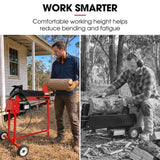 Darrahopens Tools > Power Tools > Outdoor Power Equipment BAUMR-AG Stand for HPS2600E and HPS3200E Log Splitter, 735mm Raised Work Platform, Powder-Coated Steel Support Base, Heavy-Duty Frame In Australia - Darrahopens