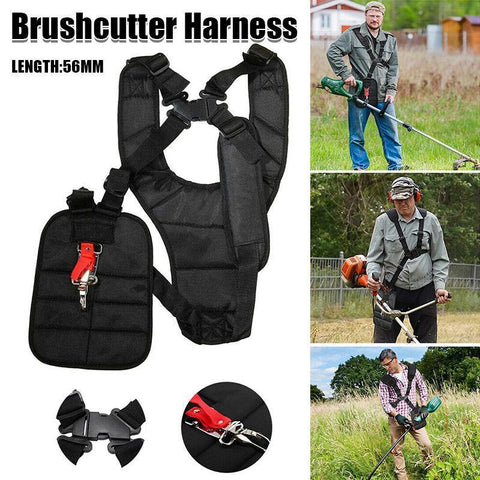 Darrahopens Tools > Power Tools > Outdoor Power Equipment Double Shoulder Strap Harness For Brushcutter Whipper Snipper Trimmers Universal