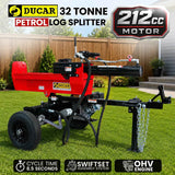 Darrahopens Tools > Power Tools > Outdoor Power Equipment Ducar 32T Petrol Log Splitter with 212cc OHV Engine 8.5s Cycle Time In Australia - Darrahopens