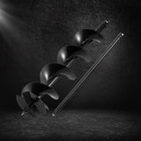 Darrahopens Tools > Power Tools > Outdoor Power Equipment Giantz Post Hole Digger Auger Drill Bit 200mm with 80cm Extension Shaft Black