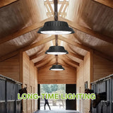 Darrahopens Tools > Power Tools > Outdoor Power Equipment Solar Power Outdoor UFO LED High Bay Light 300W Black for Shed Garage Shop In Australia - Darrahopens