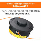 Darrahopens Tools > Power Tools > Outdoor Power Equipment Trimmer Head For Stihl Auto Cut 25-2, Trimmer Head Fits Brushcutter Model Stihl Fs, Km Series
