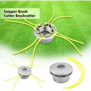 Darrahopens Tools > Power Tools > Outdoor Power Equipment Universal Aluminum Brush Cutter Head Replacement Brush Cutter Heads String Set Lawn Trimmer Attachment Power Tools
