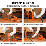 Darrahopens Tools > Power Tools > Outdoor Power Equipment VEVOR 20 Ton Porta Power Kit, Portable Hydraulic Jack with 4.6 ft/1.4 m Oil Hose, Car Frame Repair Tool with Storage Case for Automotive, Heavy Equipment, Mechanic (44000 LBS)