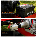 Darrahopens Tools > Power Tools > Outdoor Power Equipment Yukon 60 Tonne Diesel Log Splitter with Hydraulic Lift 498cc Electric Key Start In Australia - Darrahopens