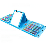 Darrahopens Tools > Power Tools > Painting Tools Blue 208-Piece Kids Art Set with Built-in Trifold Easel Drawing and Painting Kit for Students with Watercolor Pens Crayons and Pencils for Aussie Homes