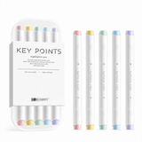 Darrahopens Tools > Power Tools > Painting Tools Pastel Dual Tip Highlighter Pen Set 5 Colours with Storage Case, Macaron Mildliner Marker Pens for Study Notes Journaling Planning and Office Use