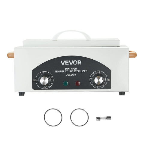 Darrahopens Tools > Power Tools > Painting Tools VEVOR High Temperature Autoclave Machine, 2L, 300W High Temperature Cleaner Machine Box with Adjustable Temperature and Time, Dry Heat Cabinet Nail Tool Cleaner for Labs, Home, Nail and Beauty Salons