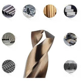 Darrahopens Tools > Power Tools > Power Drills & Accessories 10 pcs M35 Hss Cobalt Drill Bit Set, Steel Twist Drill Bit, Drill Diameter 0.8Mm