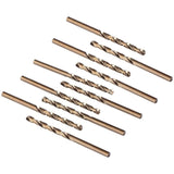 Darrahopens Tools > Power Tools > Power Drills & Accessories 10 pcs M35 Hss Cobalt Drill Bit Set, Steel Twist Drill Bit, Drill Diameter 0.8Mm