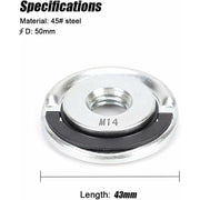 Darrahopens Tools > Power Tools > Power Drills & Accessories Angle Grinder Nuts Lock Nuts Angle Grinder Accessory Quick Utility Clamping Tool M14 14Mm Fit