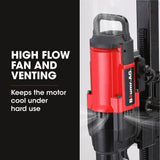 Darrahopens Tools > Power Tools > Power Drills & Accessories BAUMR-AG 3200W 280mm Wet/Dry Core Drill w/ Wheeled Stand & 102mm Bit Combo, for Concrete Coring Hole Drilling
