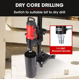 Darrahopens Tools > Power Tools > Power Drills & Accessories BAUMR-AG 3200W 280mm Wet/Dry Core Drill w/ Wheeled Stand & 127mm Bit Combo, for Concrete Coring Hole Drilling