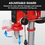 Darrahopens Tools > Power Tools > Power Drills & Accessories Baumr-AG 600W 12" Pedestal Bench Drill Press, 12 Speeds, 16mm Chuck (DP17)