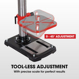 Darrahopens Tools > Power Tools > Power Drills & Accessories Baumr-AG 600W 12" Pedestal Bench Drill Press, 12 Speeds, 16mm Chuck (DP17)