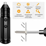 Darrahopens Tools > Power Tools > Power Drills & Accessories Cordless Electric Screwdriver Kit 250Rpm Mini Drill Usb Rechargeable Portable Auto Repair Tool Kit With Usb