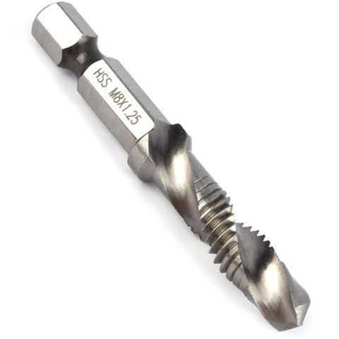 Darrahopens Tools > Power Tools > Power Drills & Accessories Eosnow M8 Hss 1/4" Hex Shank Drill Bit & Countersink Drill Bits Power Tool Part