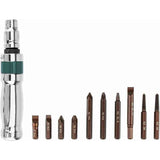 Darrahopens Tools > Power Tools > Power Drills & Accessories Impact Screwdriver Set, Impact Driver + Adapter + Bits, 12 Pieces, 1/2"