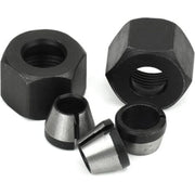 Darrahopens Tools > Power Tools > Power Drills & Accessories Milling Chuck - Set of 6, Countersunk Collet (6 mm, 6.35 mm, 8 mm), Router Collet, Collet Adapter