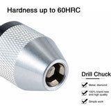 Darrahopens Tools > Power Tools > Power Drills & Accessories Quick Change Keyless Drill Chuck With 0.3-6.5Mm Hex Shank