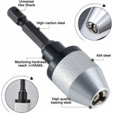 Darrahopens Tools > Power Tools > Power Drills & Accessories Quick Change Keyless Drill Chuck With 0.3-6.5Mm Hex Shank