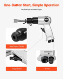Darrahopens Tools > Power Tools > Power Drills & Accessories VEVOR Air Hammer, 4500BPM Pneumatic Hammer with 40mm Stroke & 4PCS Chisels Round Shank, Lightweight & Compact Air Chisel Pneumatic Shovel Tool for Cutting Punching Scraping