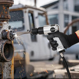 Darrahopens Tools > Power Tools > Power Drills & Accessories VEVOR Air Hammer, 4500BPM Pneumatic Hammer with 40mm Stroke & 4PCS Chisels Round Shank, Lightweight & Compact Air Chisel Pneumatic Shovel Tool for Cutting Punching Scraping