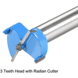 Darrahopens Tools > Power Tools > Power Drills & Accessories Wood ROuter Bit Reamer Drilling Bit 21Mm Dia. Carbide Alloy Steel Tipped ROund Shank Cutter For Woodworking Blue 2 pcs