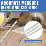 Darrahopens Tools > Power Tools > Power Saws 20 Inch Positioning Calipers for Precise Measurements & Easy Wood Cutting, Adjustable Stainless Steel Circular Saw Guide Rail, Cutting Guide for Circular Saw Furniture Making (Four-Axis) In Australia - Darrahopens