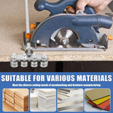 Darrahopens Tools > Power Tools > Power Saws 20 Inch Positioning Calipers for Precise Measurements & Easy Wood Cutting, Adjustable Stainless Steel Circular Saw Guide Rail, Cutting Guide for Circular Saw Furniture Making (Four-Axis) In Australia - Darrahopens