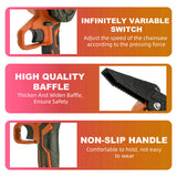 Darrahopens Tools > Power Tools > Power Saws 6" Mini Cordless Electric Chainsaw 2X Battery-Powered Wood Cutter Rechargeable