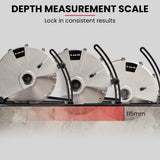 Darrahopens Tools > Power Tools > Power Saws BAUMR-AG 3500W 350mm/14" Electric Concrete Demolition Cut-Off Saw, Wet and Dry Cutting, Diamond Blade, Vacuum Port, 15A Plug