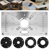 Darrahopens Tools > Power Tools > Power Saws Woodworking Tools Router Table Flip Board Insert Plate for Trimming Machine Use