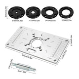 Darrahopens Tools > Power Tools > Power Saws Woodworking Tools Router Table Flip Board Insert Plate for Trimming Machine Use
