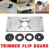 Darrahopens Tools > Power Tools > Power Saws Woodworking Tools Router Table Flip Board Insert Plate for Trimming Machine Use