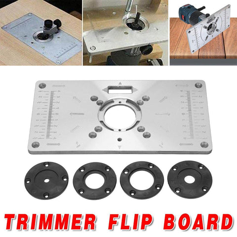 Darrahopens Tools > Power Tools > Power Saws Woodworking Tools Router Table Flip Board Insert Plate for Trimming Machine Use