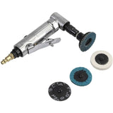 Darrahopens Tools > Power Tools > Sanders Air Die Grinder, 90° Bend Angle Grinder - 1/4" Air Inlet - With 2" Sanding Disc - Pneumatic Sander With Adjustable