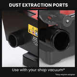 Darrahopens Tools > Power Tools > Sanders BAUMR-AG Bench Vertical Belt and Disc Sander Combo, 25mm Linisher, 125mm Sanding Disc, Brushless Motor, Dust Collection Ports