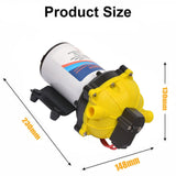 Darrahopens Tools > Pumps 6.6GPM Washdown Pump Kit 12V Wash Pump w/ Hose Nozzle For Caravan RV Marine Boat